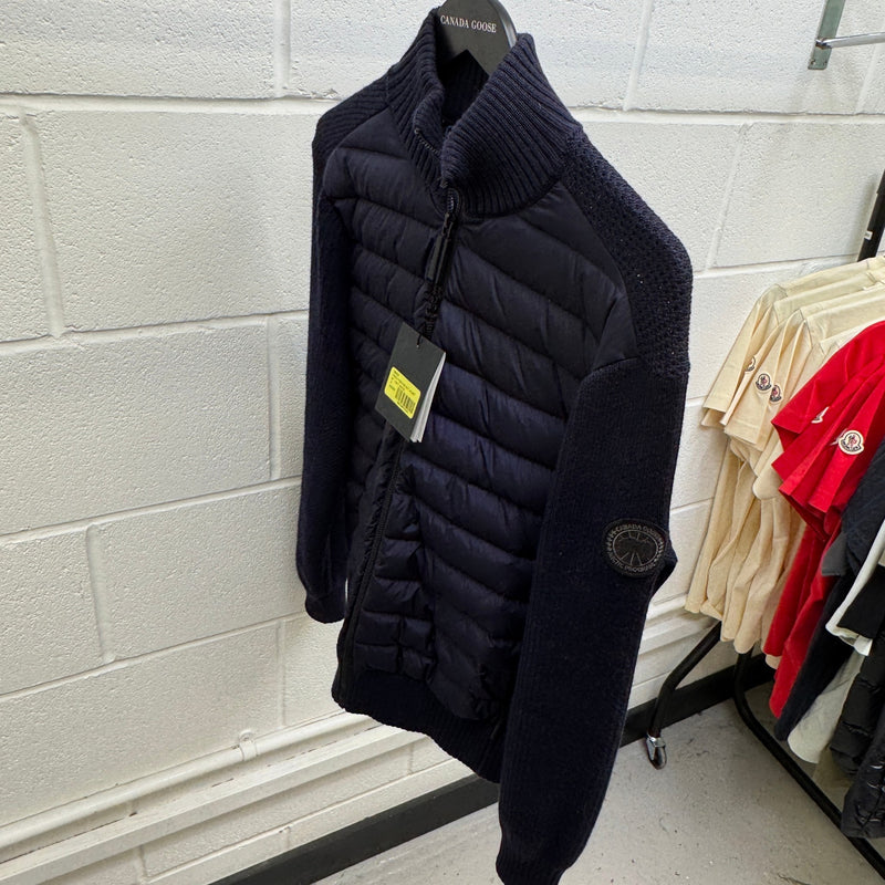 Men's Hybridge Knit Jacket Navy Size S