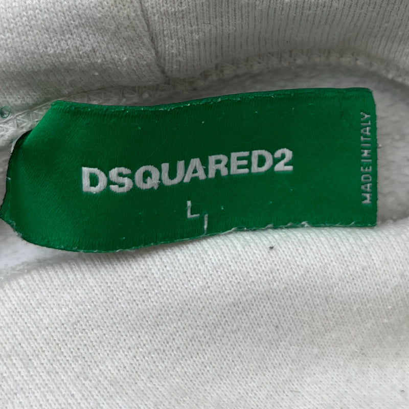 Men's Planet Logo Hoodie White Size L