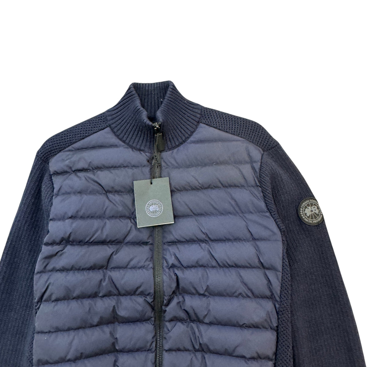 Men's Hybridge Knit Jacket Navy Size S - Photo 3