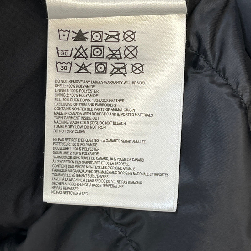 Men's Lodge Hoody Down Jacket Black Size L