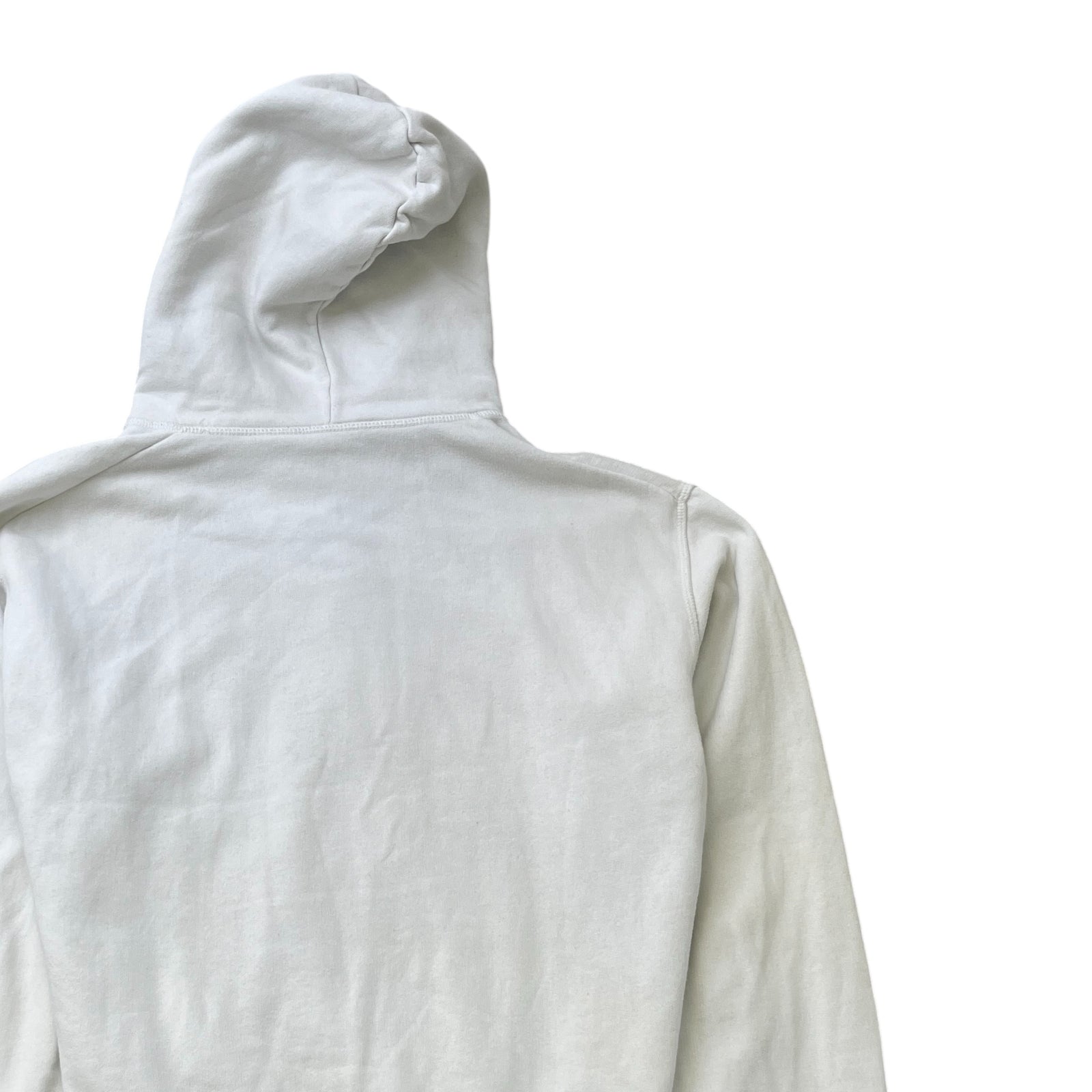 Men's Planet Logo Hoodie White Size L - Photo 4
