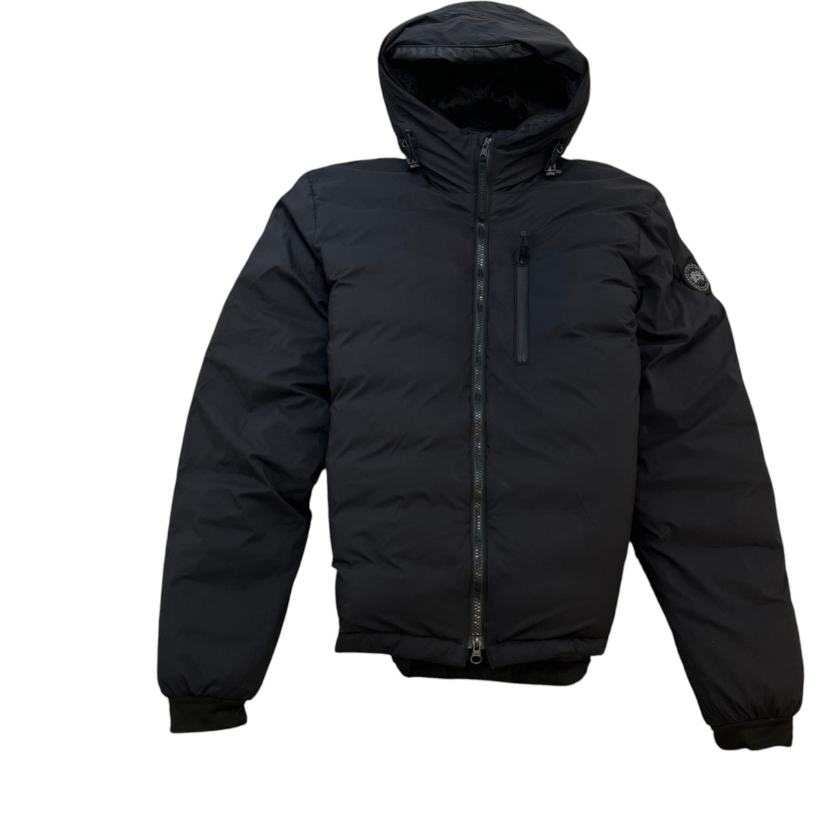 Men's Lodge Hoody Down Jacket Black Size L - Photo 1