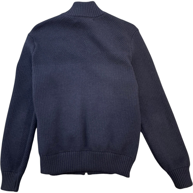 Men's Hybridge Knit Jacket Navy Size S