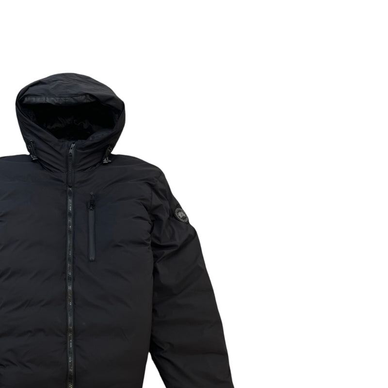 Men's Lodge Hoody Down Jacket Black Size L