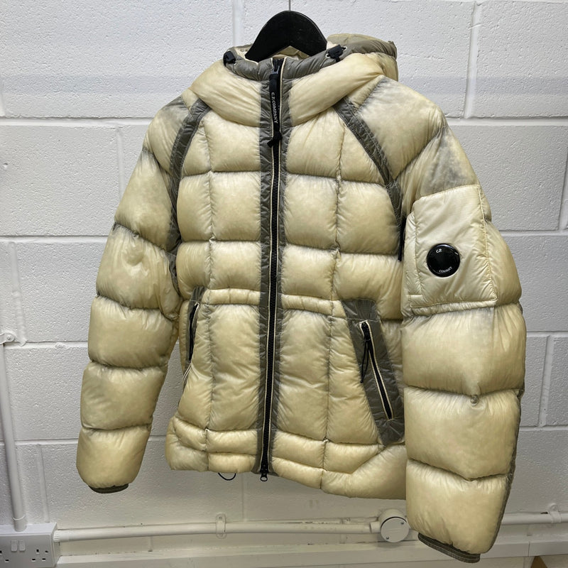 Men's D.D Shell Lens Down Jacket Beige Size S