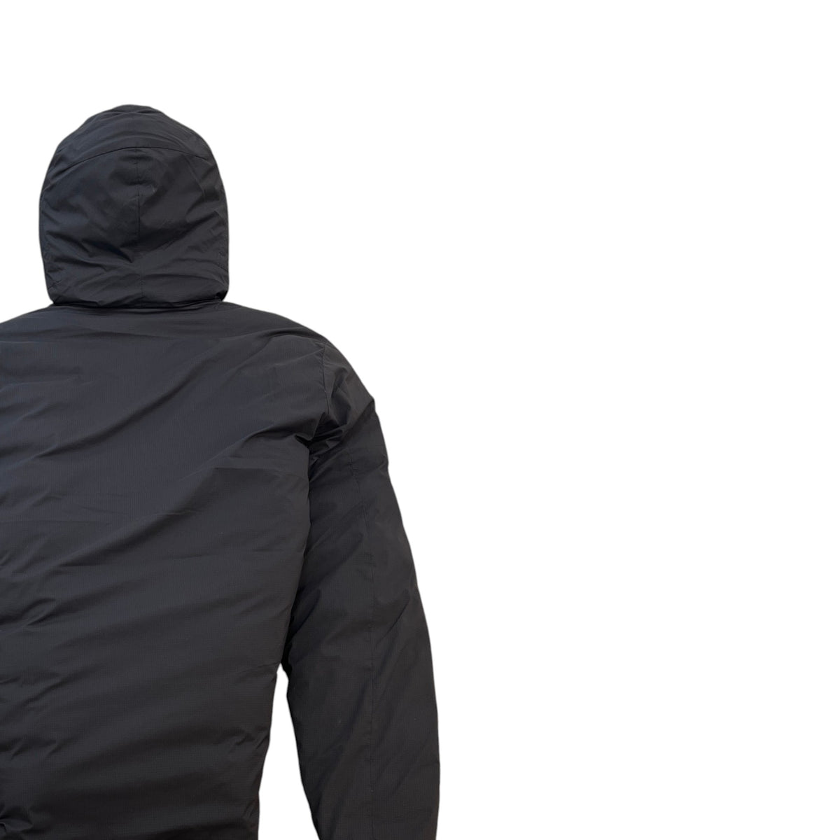 Men's Lodge Hoody Down Jacket Black Size L - Photo 4