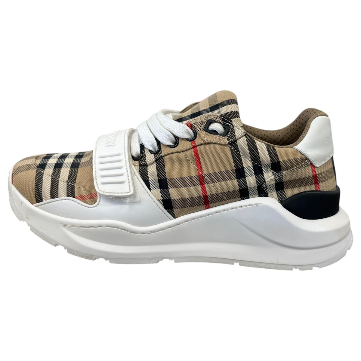 Men's Vintage Check Low Trainers White Size UK 6 / EU 40 - Photo 5