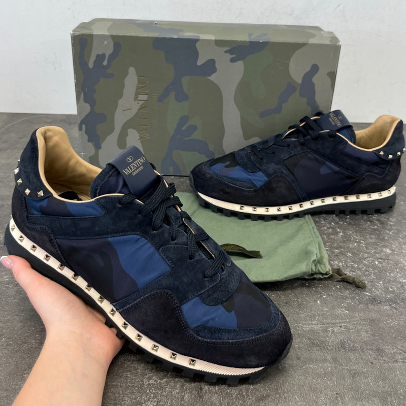 Men's Rockrunner Low Trainers Blue Size EU 43 / UK 9