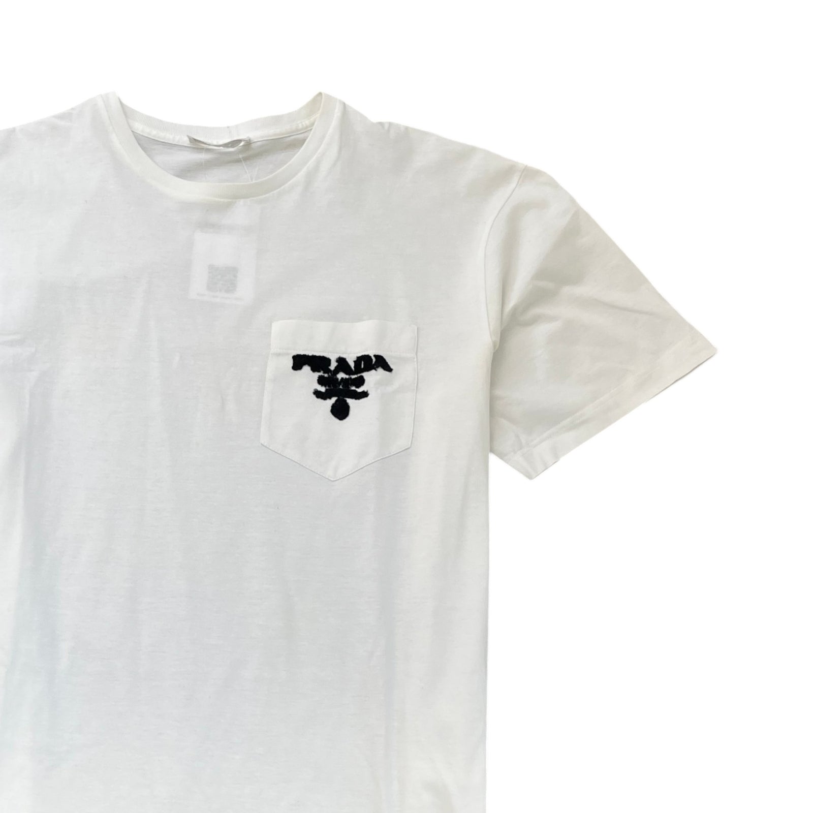 Men's Embroidered Logo T-Shirt White Size XL - Photo 3
