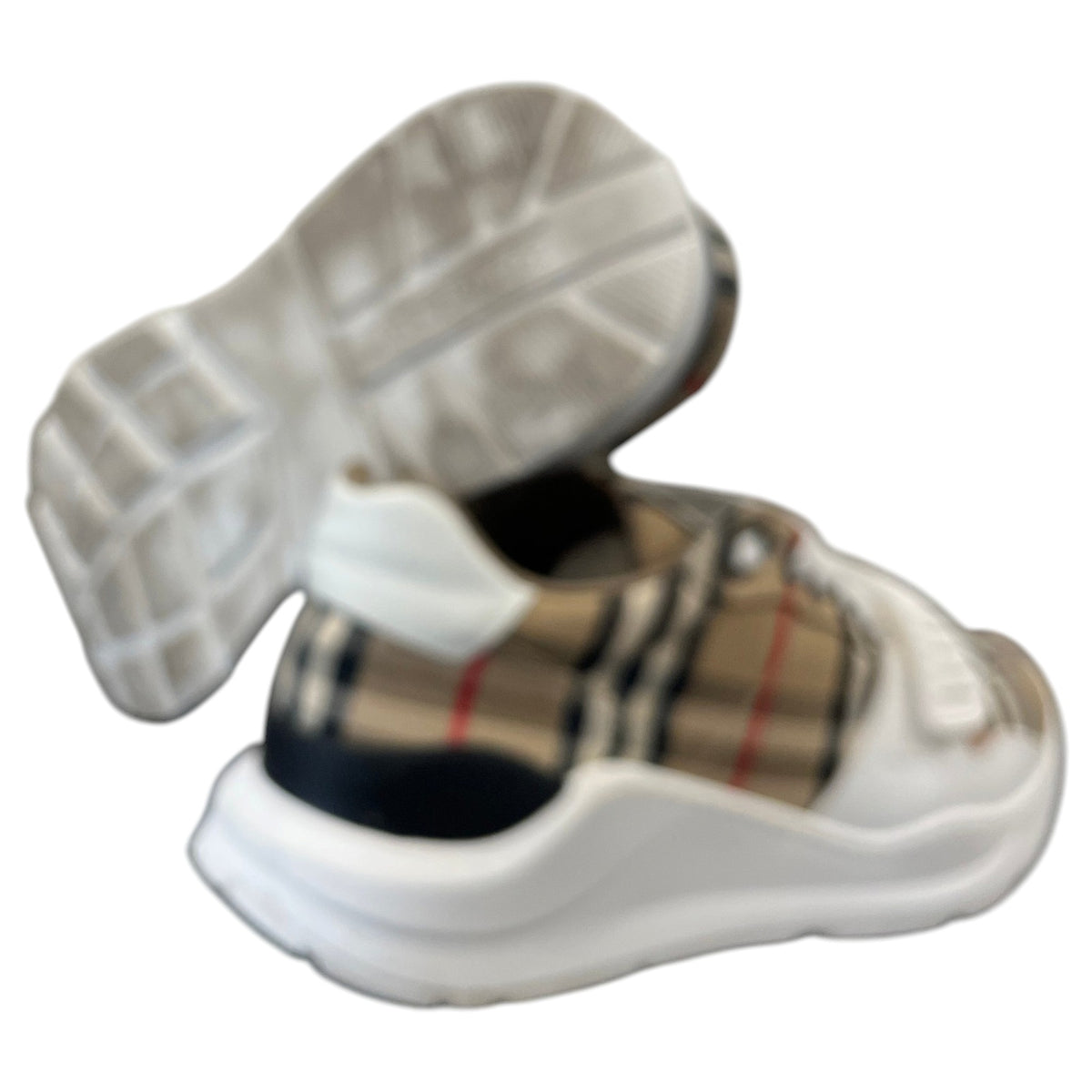 Men's Vintage Check Low Trainers White Size UK 6 / EU 40 - Photo 10