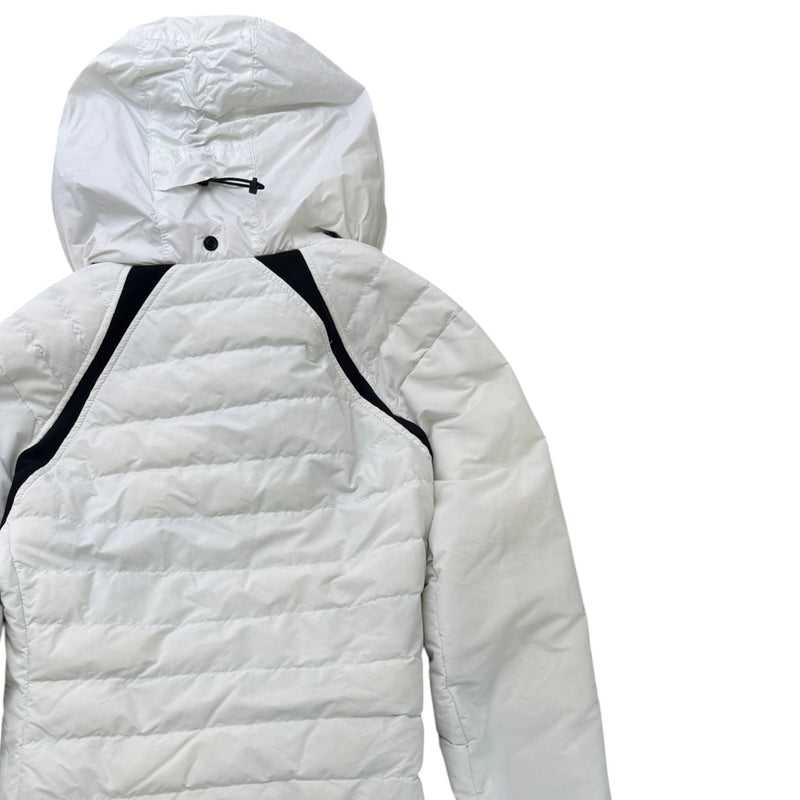 Women's Hybridge Base Down Jacket White Size M