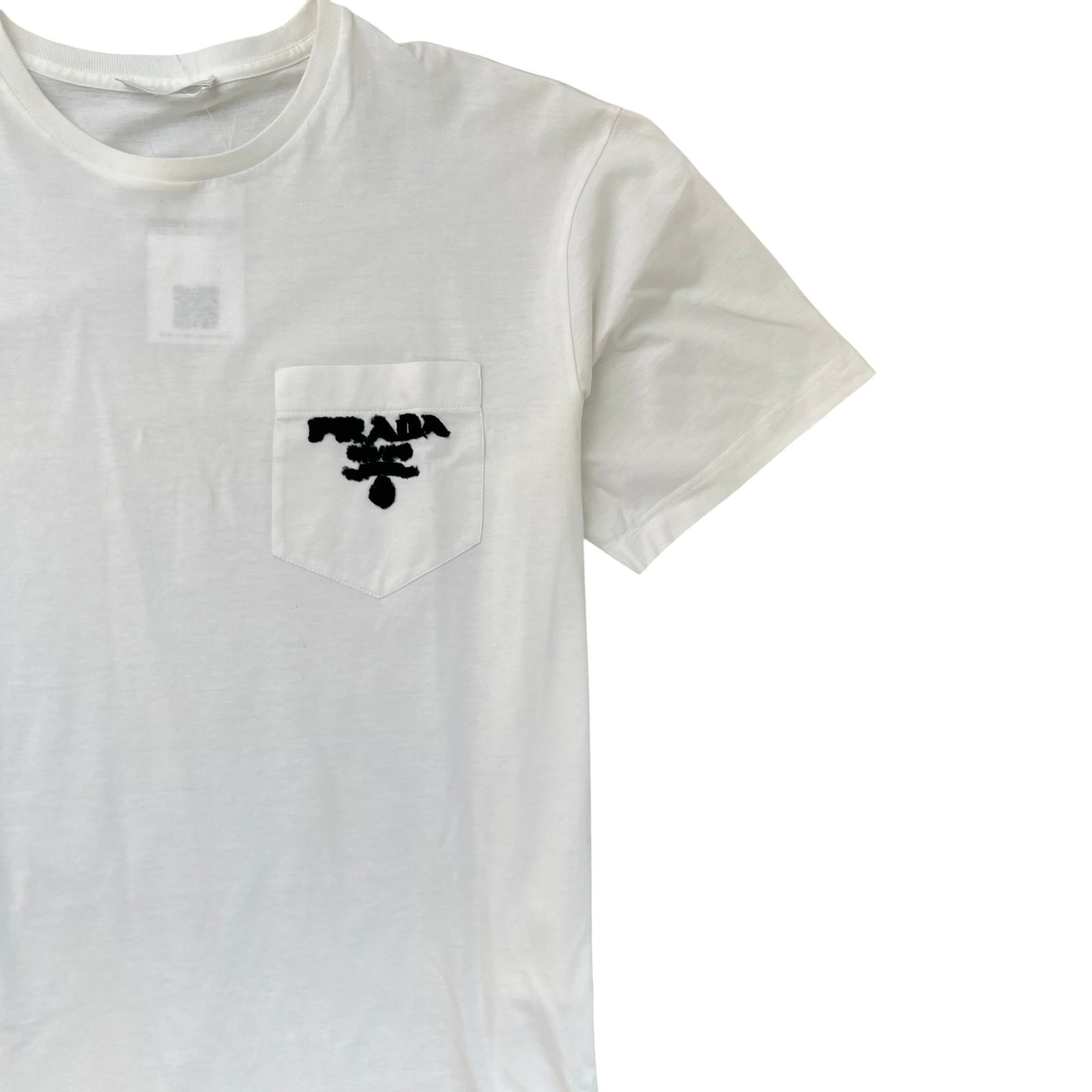 Men's Embroidered Logo T-Shirt White Size XL - Photo 6