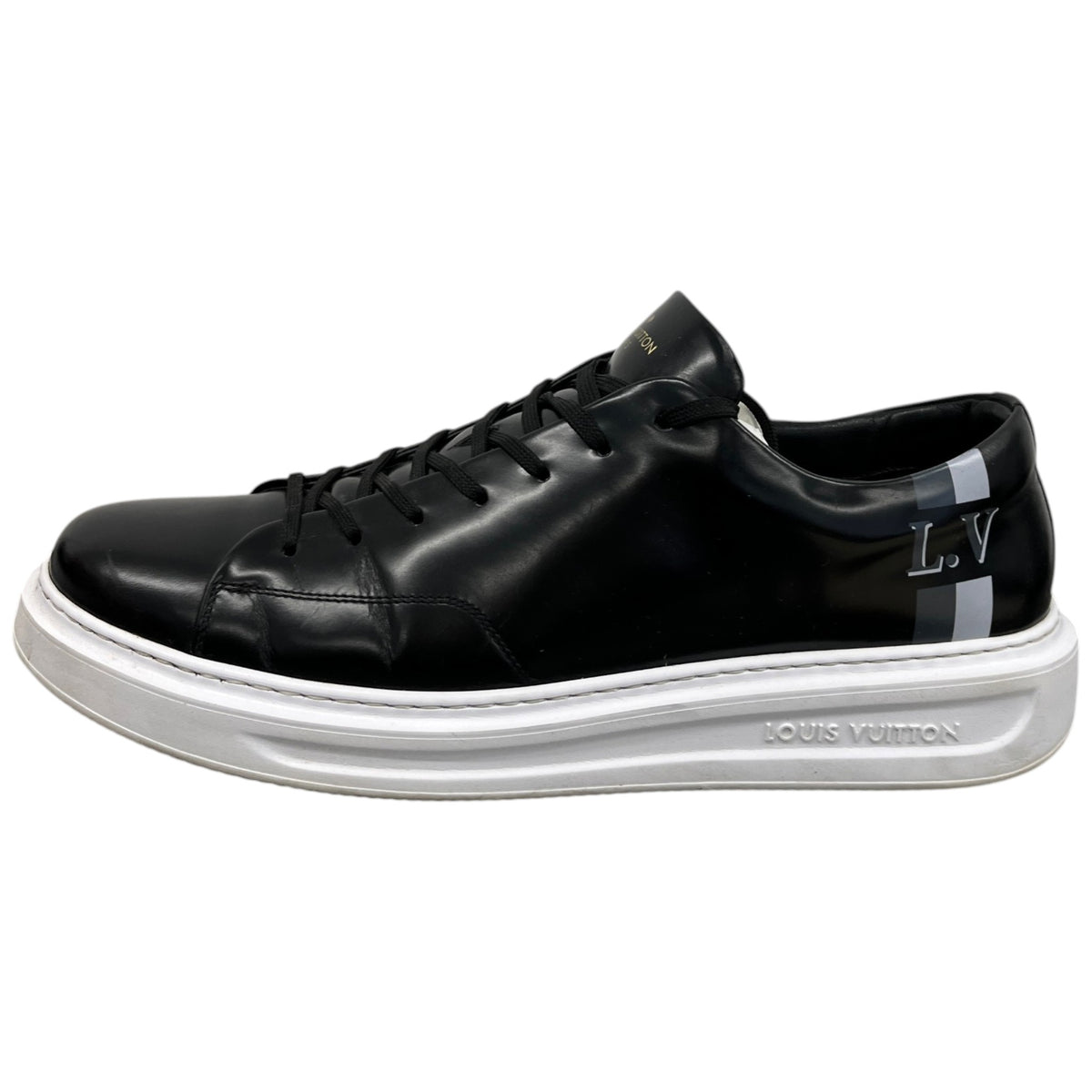Men's Beverly Hills Low Trainers Black Size UK 12 / EU 46 - Photo 5