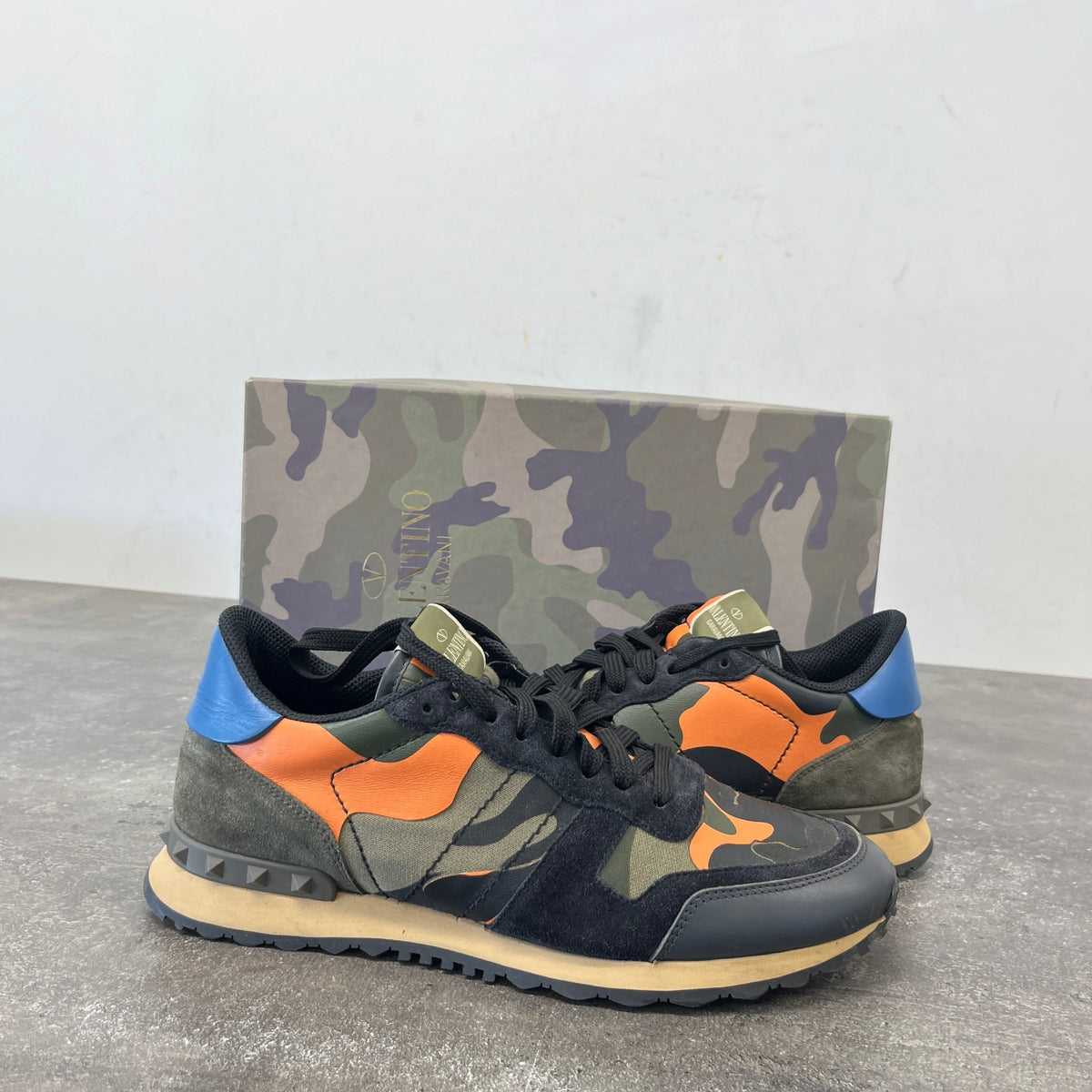 Men's Rockrunner Low Trainers Orange Size UK 8 / EU 42 - Photo 12