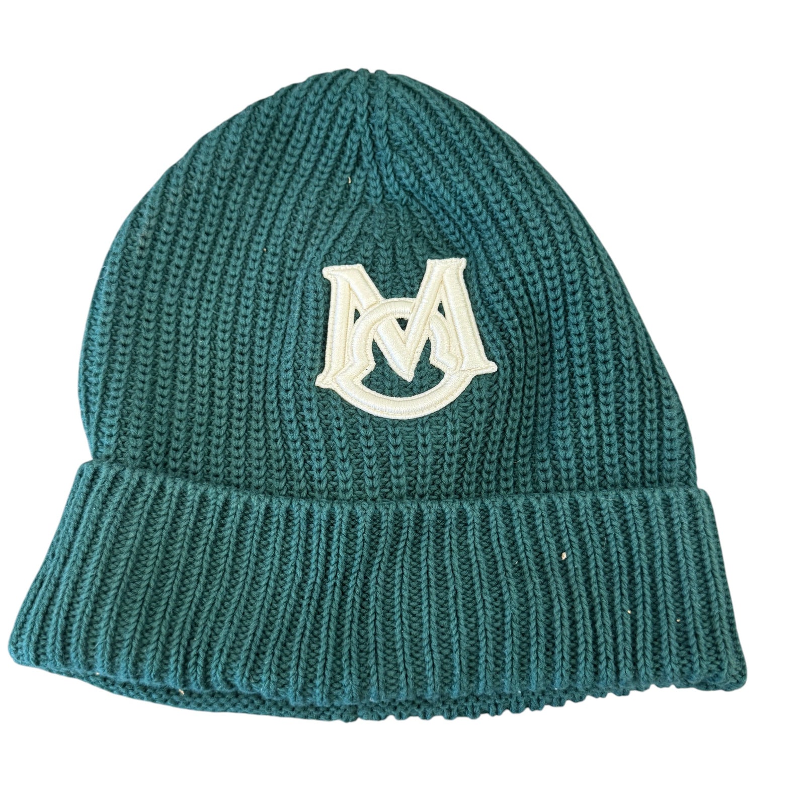 Men's Berretto Tricot Beanie Hat Green - Photo 3