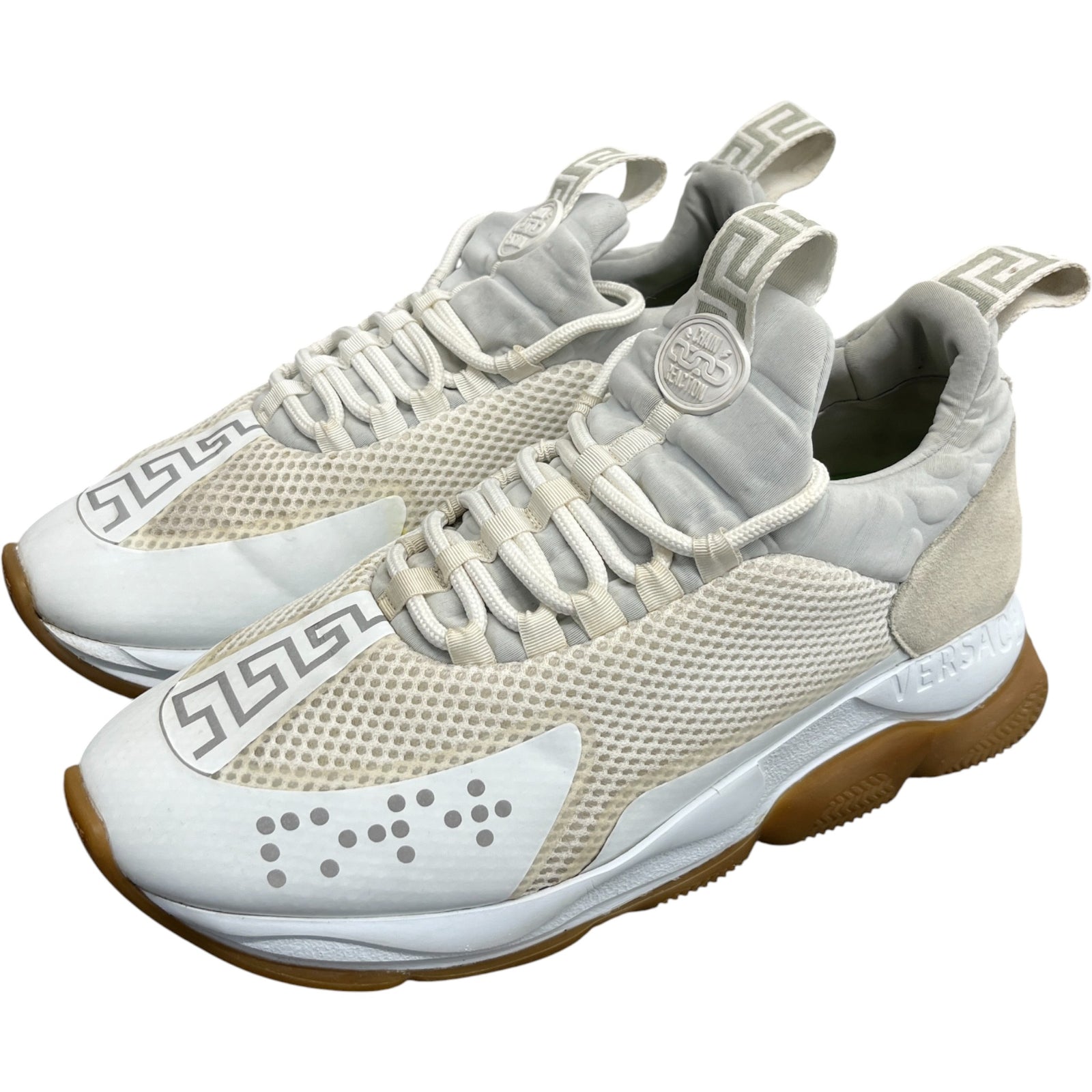 Men's Chain Reaction Low Trainers White Size EU 42.5 / UK 8.5 - Photo 9