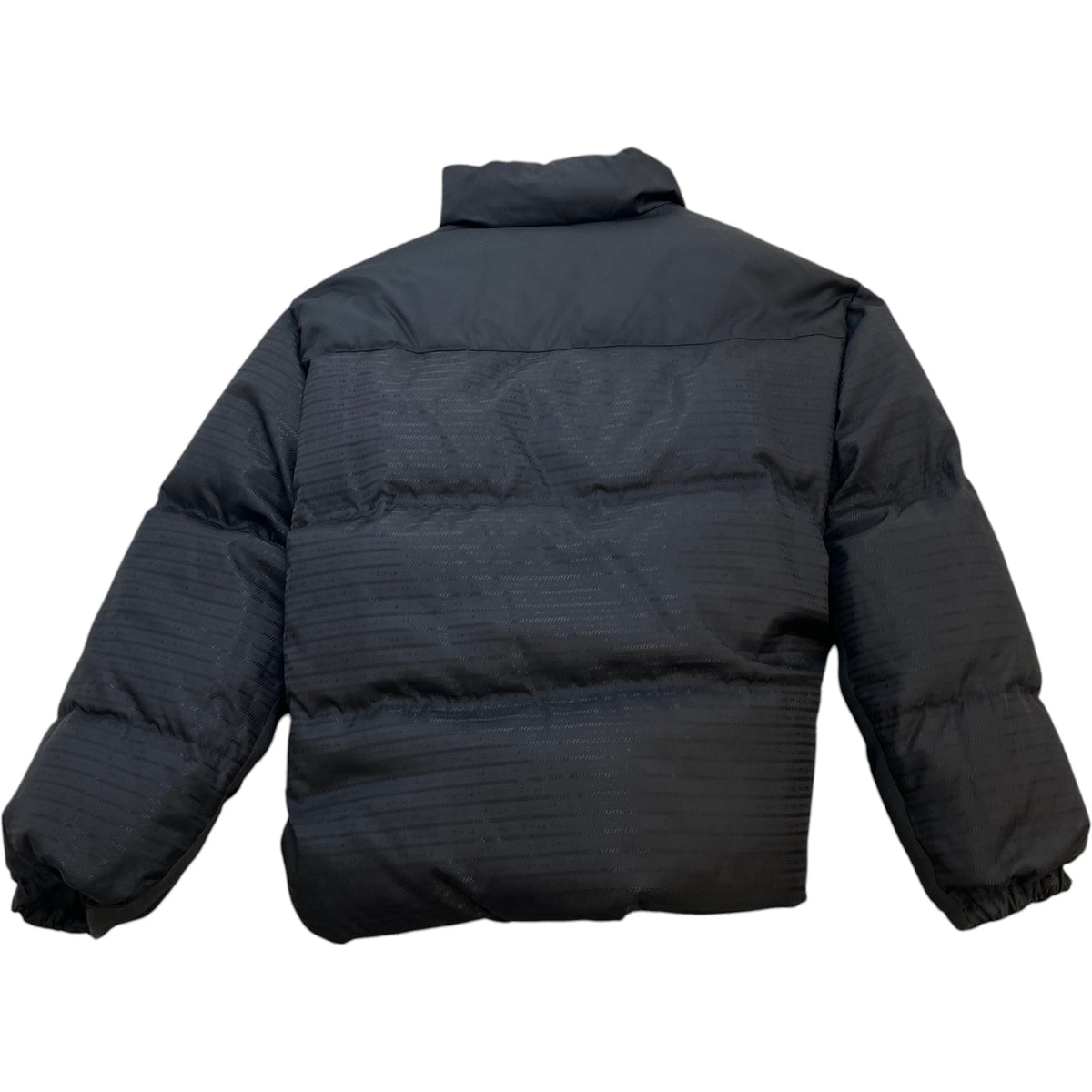 Men's Re-Nylon Plaque Logo Reversible Down Jacket Black Size XXL - Photo 3