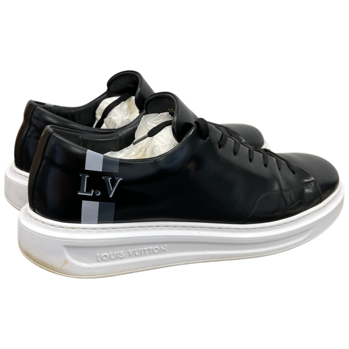 Men's Beverly Hills Low Trainers Black Size UK 12 / EU 46 - Photo 8