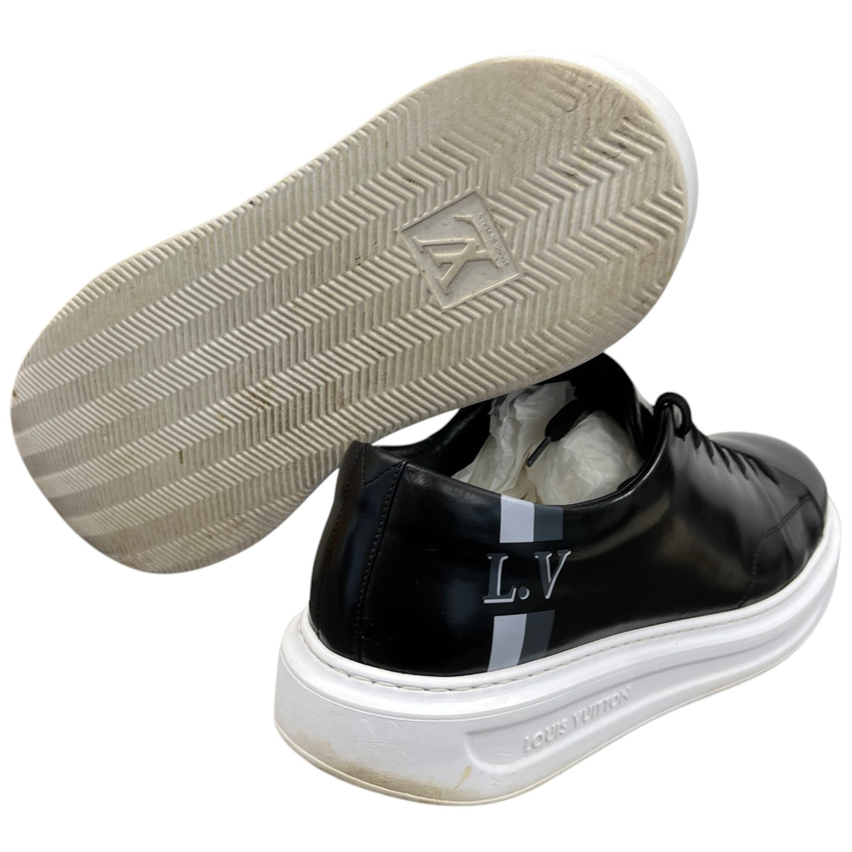 Men's Beverly Hills Low Trainers Black Size UK 12 / EU 46 - Photo 10