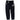 Men's Zip Logo Print Joggers Black Size XL