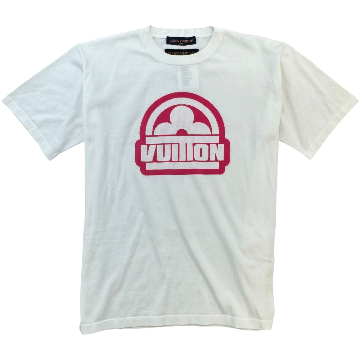 Men's Monogram Flower T-Shirt White Size XL - Photo 1