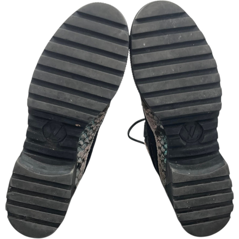 Women's Monogram Laureate Desert Boots Black Size UK 4 / EU 37