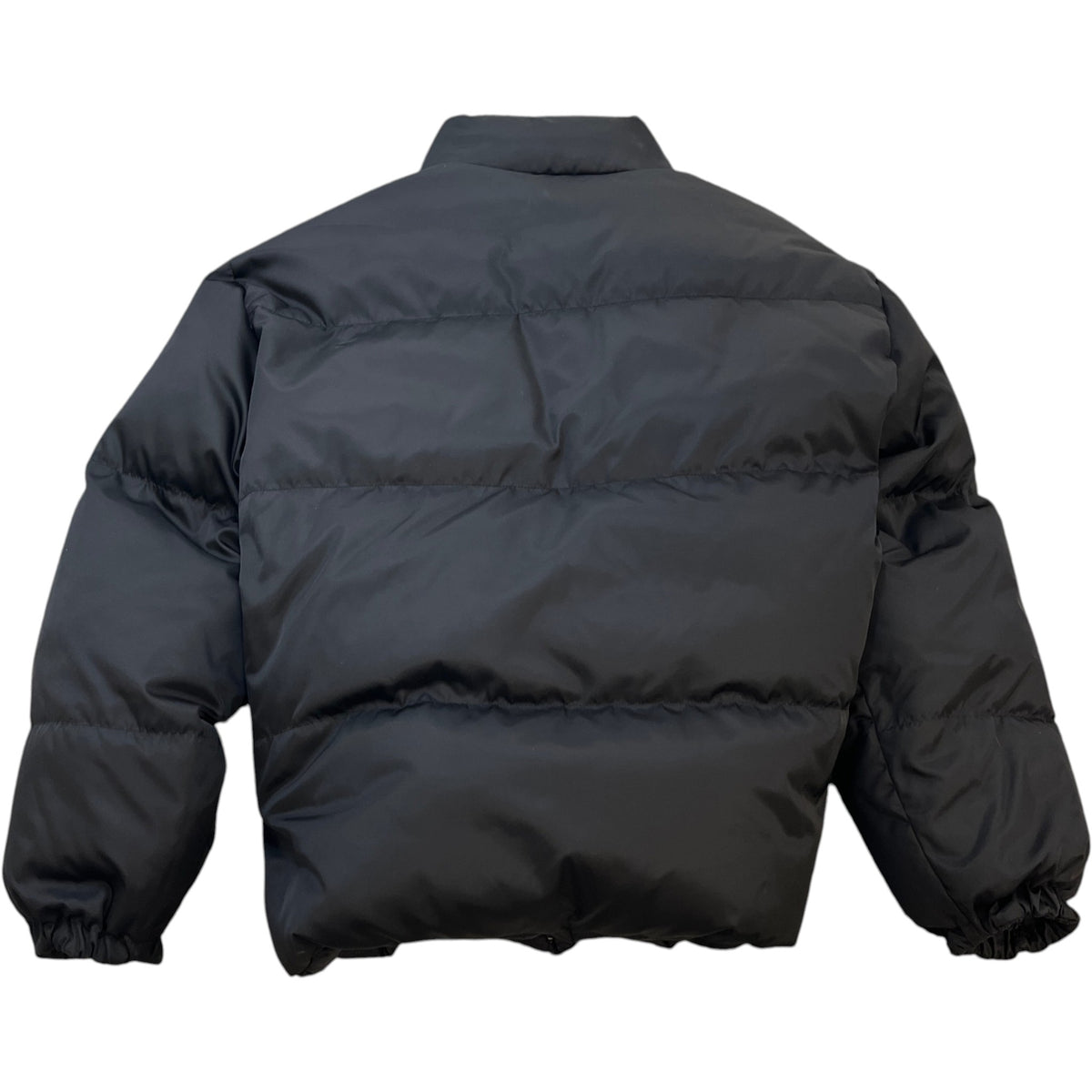 Men's Re-Nylon Plaque Logo Reversible Down Jacket Black Size XXL - Photo 4