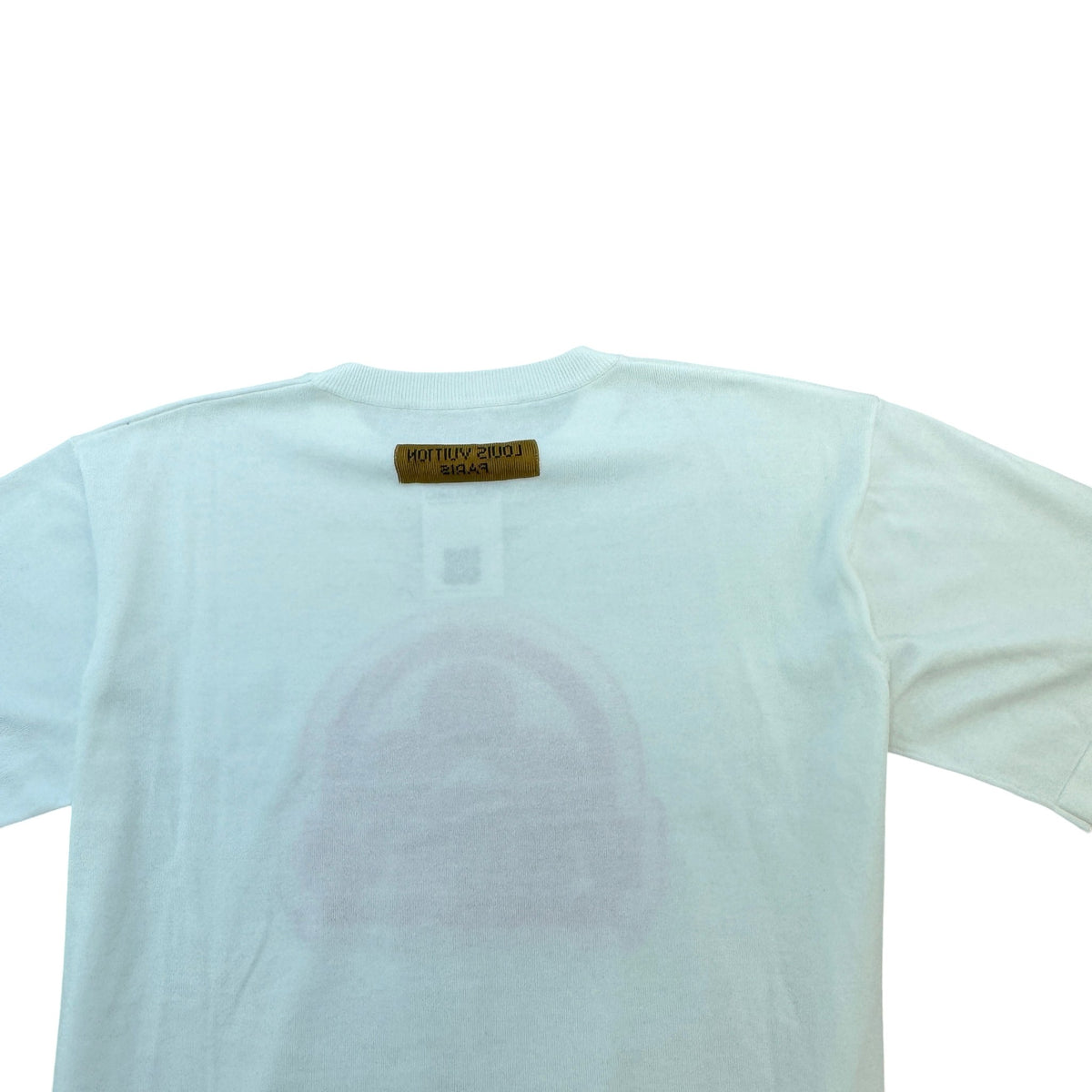 Men's Monogram Flower T-Shirt White Size XL - Photo 4
