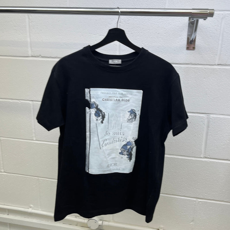 Men's X Daniel Arsham Eroded Book T-Shirt Black Size M
