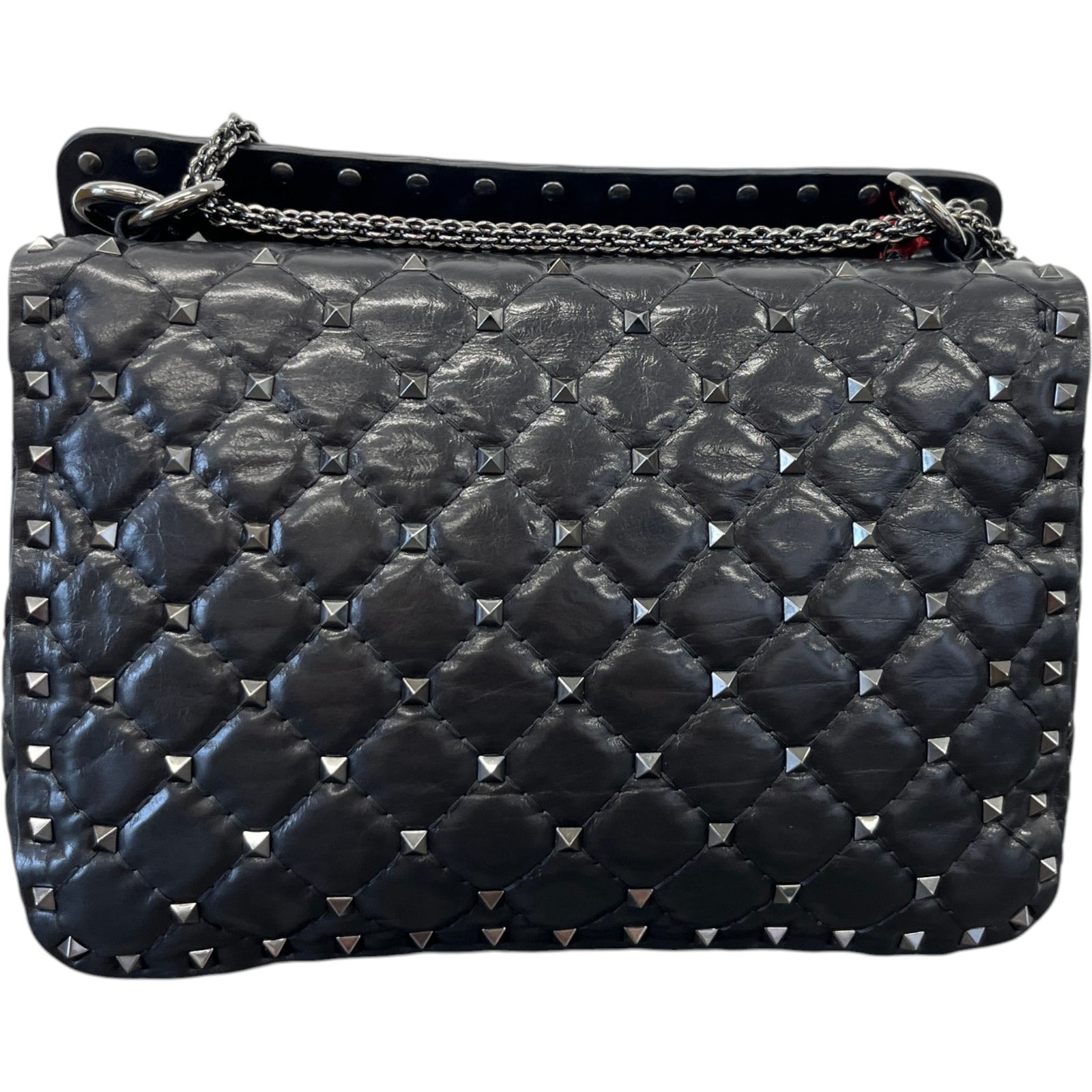 Women's Rockstud Spike Butterfly Bag Black - Photo 3
