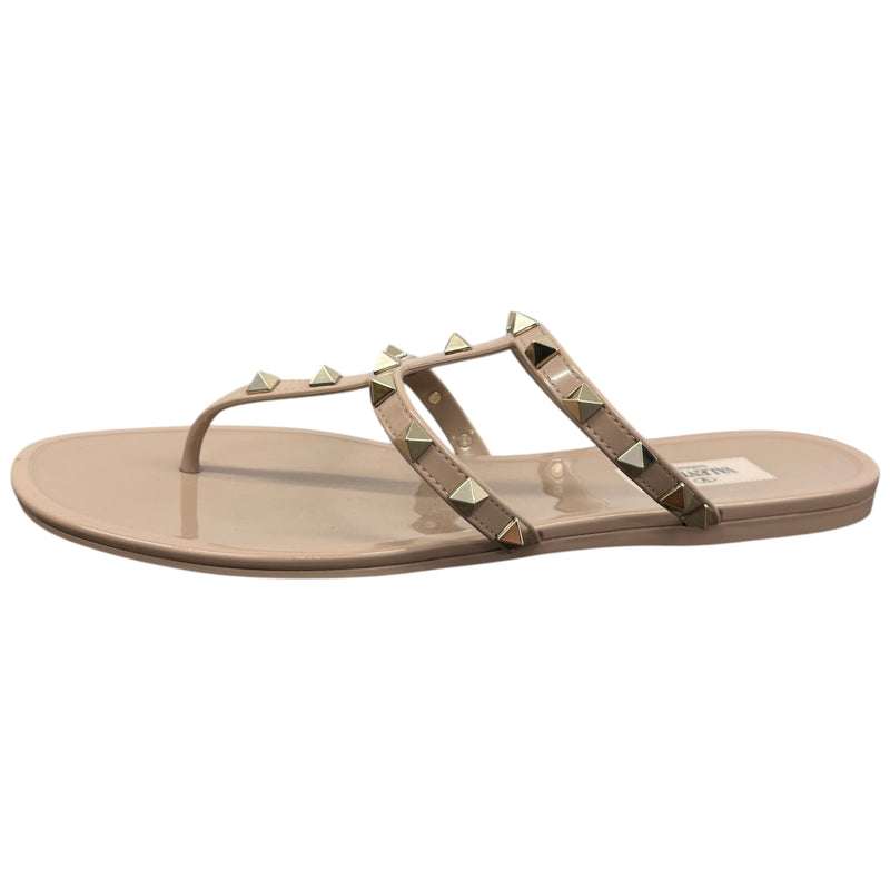 Women's Rockstud Sandals Beige Size UK 8 / EU 41