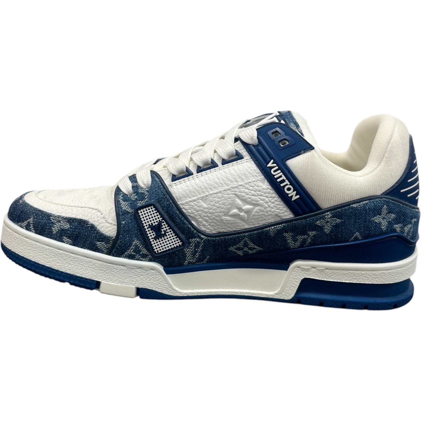 Men's LV Low Trainers Blue Size UK 8 / EU 42 - Photo 2