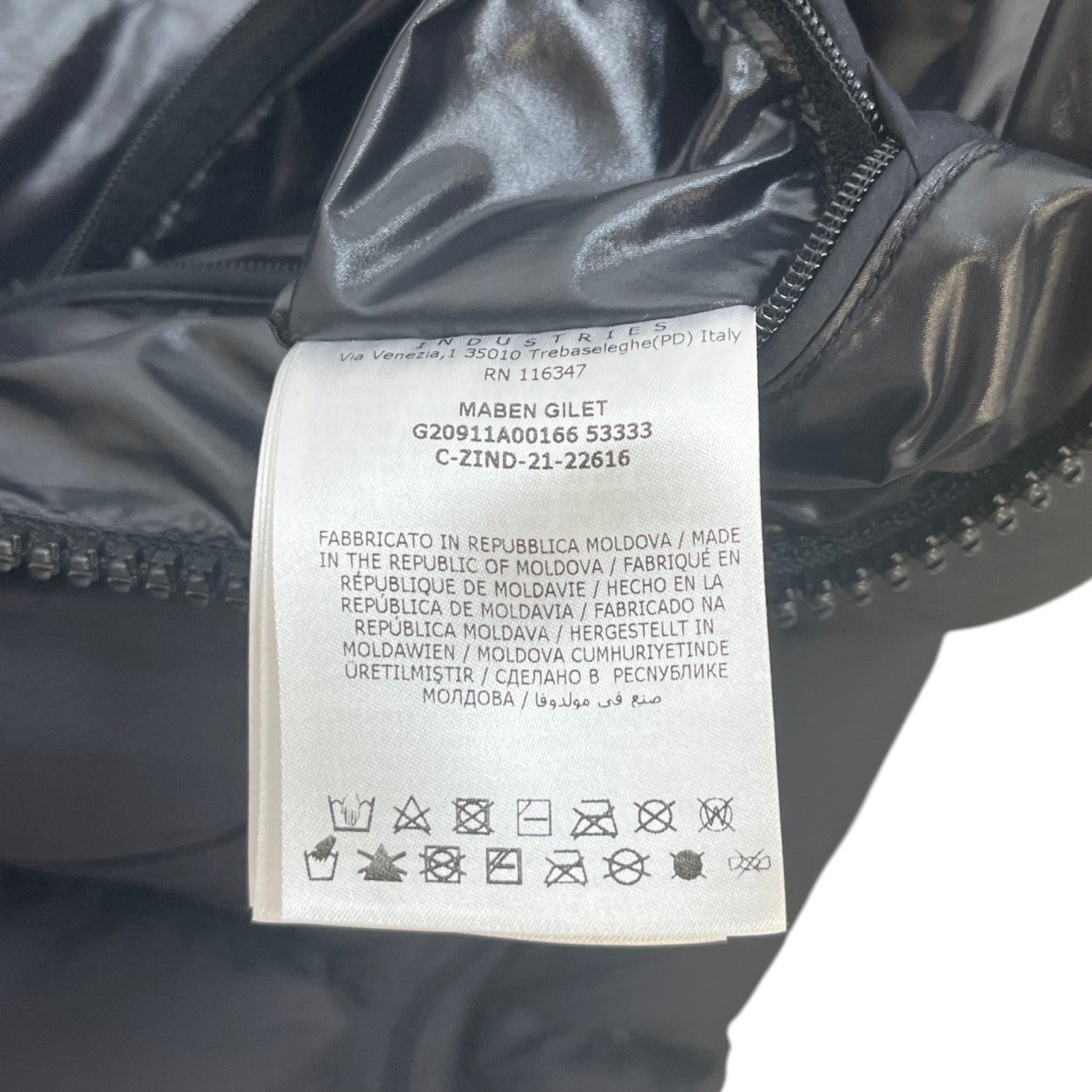 Men's Maben Gilet Black Size 3 / L - Photo 9
