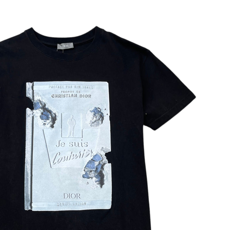 Men's X Daniel Arsham Eroded Book T-Shirt Black Size M