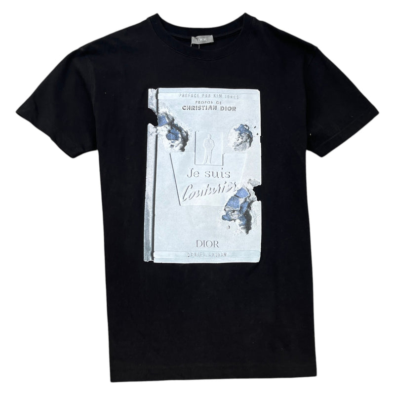 Men's X Daniel Arsham Eroded Book T-Shirt Black Size M
