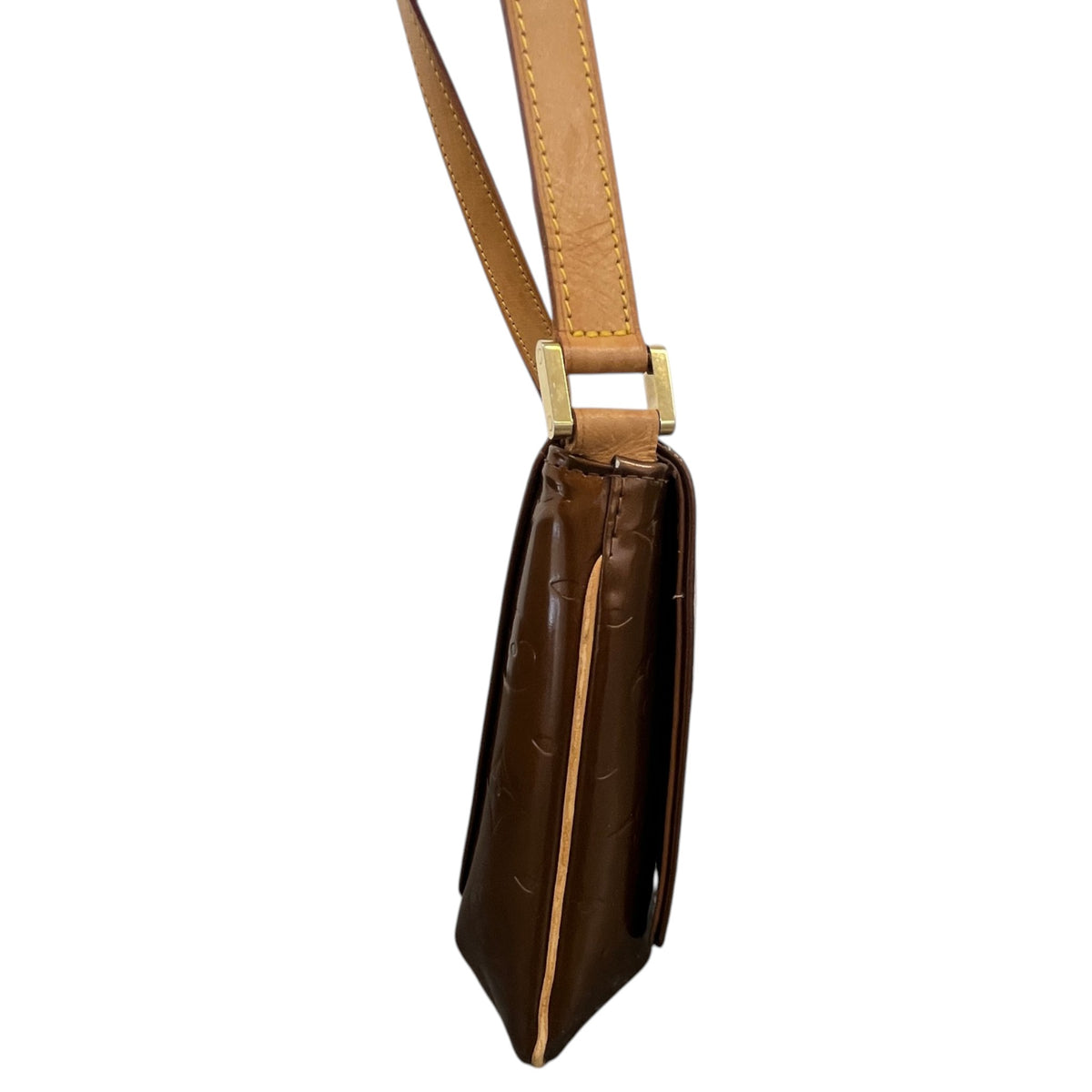 Women's Vernis Leather Thompson Street Handbag Brown - Photo 6