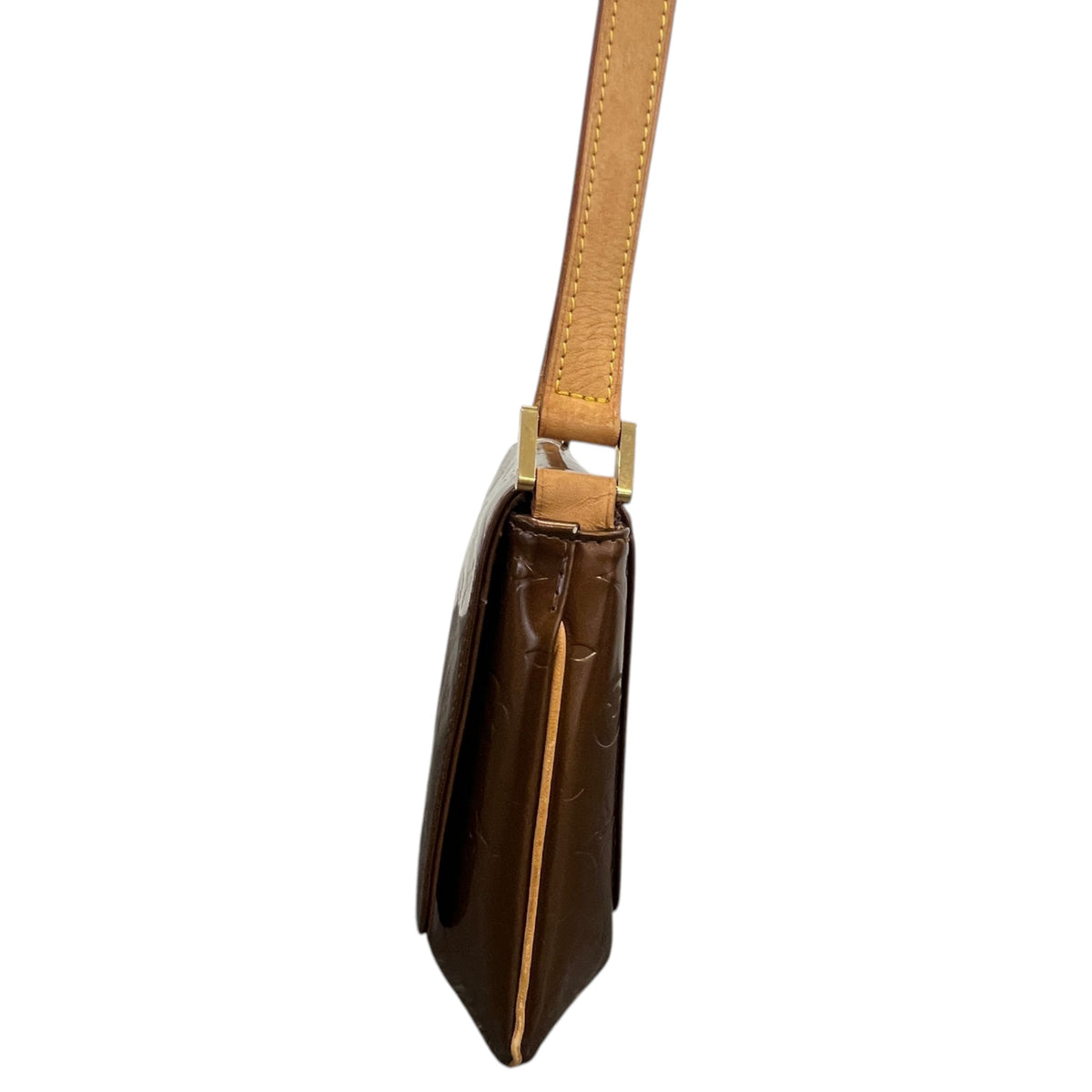 Women's Vernis Leather Thompson Street Handbag Brown - Photo 7