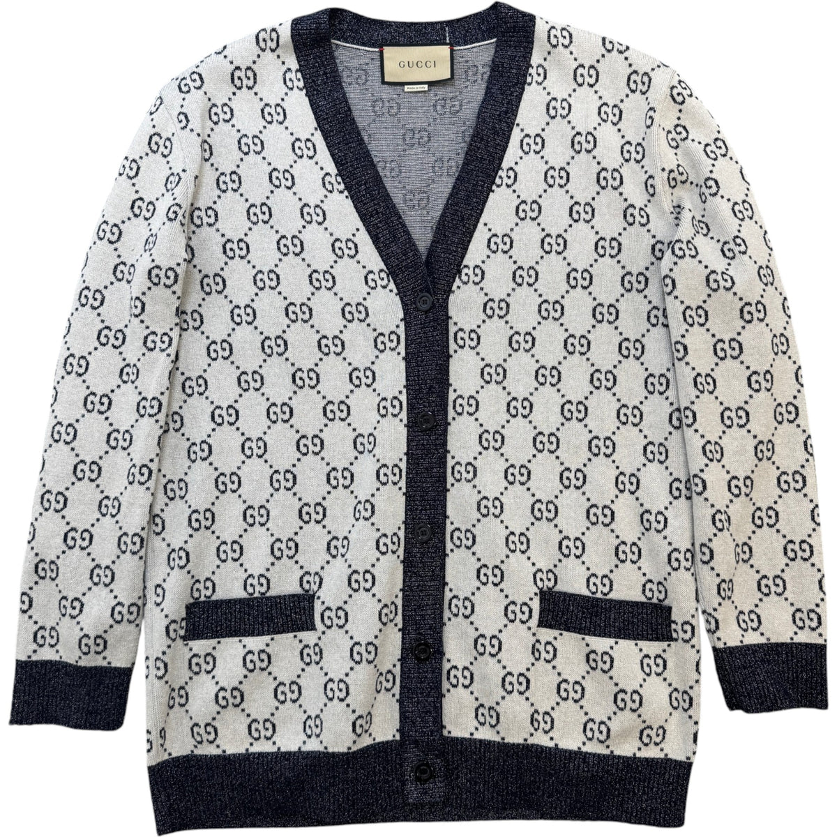 Women's GG Supreme Cardigan White Size M / UK 10 - Photo 1