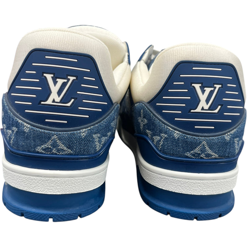 Men's LV Low Trainers Blue Size UK 8 / EU 42