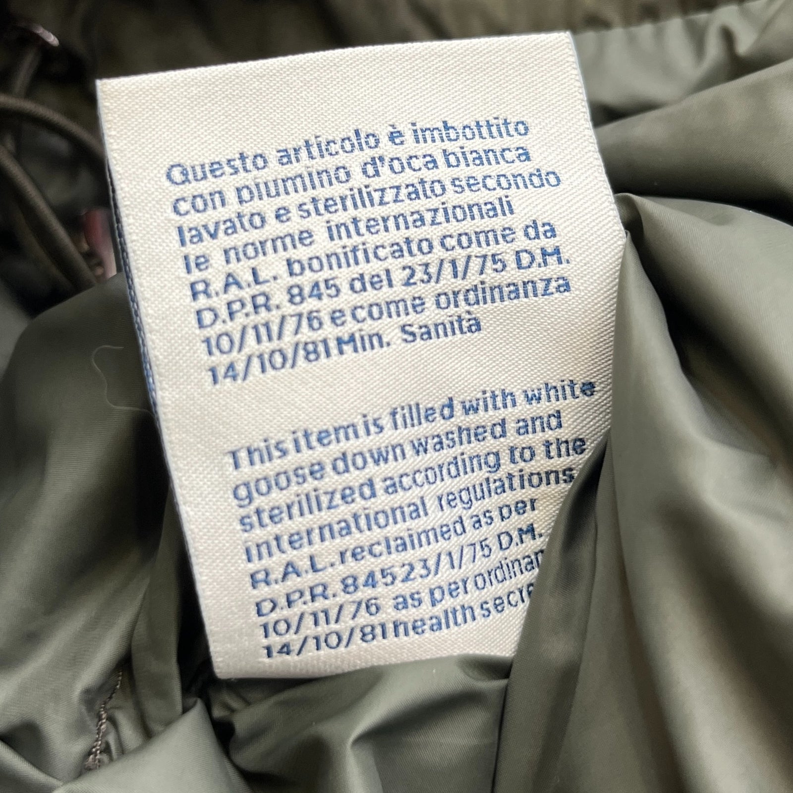 Men's Drake Down Jacket Khaki Size 2 / M - Photo 9