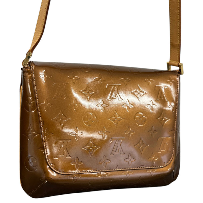 Women's Vernis Leather Thompson Street Handbag Brown