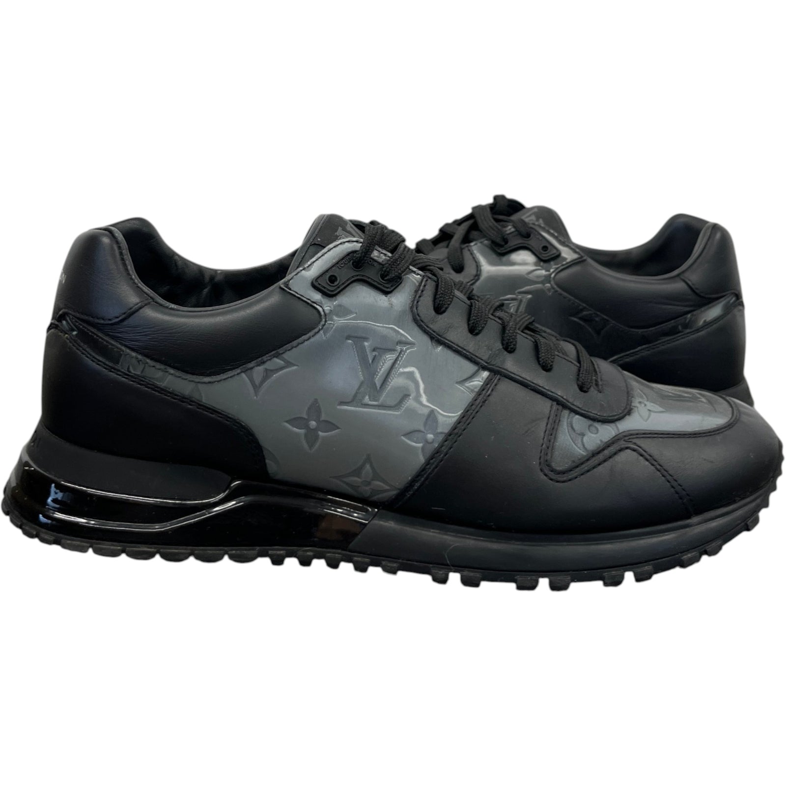 Men's Monogram Run Away Low Trainers Black Size EU 40.5 / UK 6.5 - Photo 3