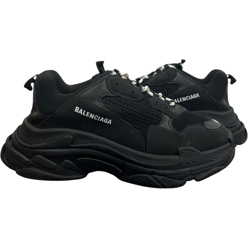 Men's Triple S Low Trainers Black Size UK 10 / EU 44
