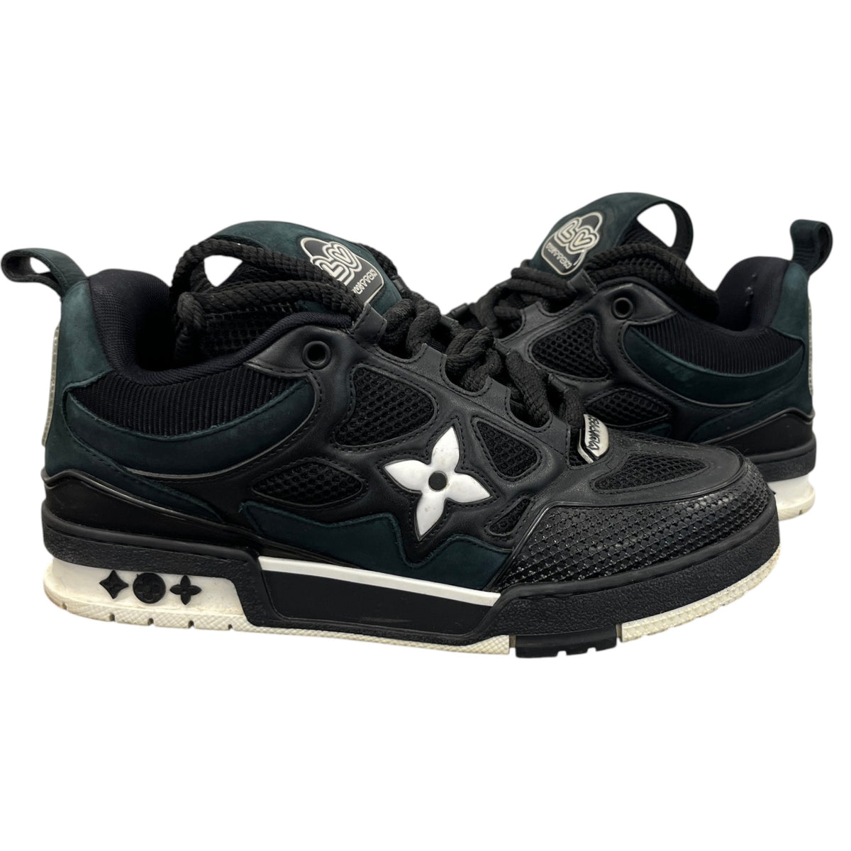 Men's LV Skate Low Trainers Black Size UK 6 / EU 40 - Photo 3