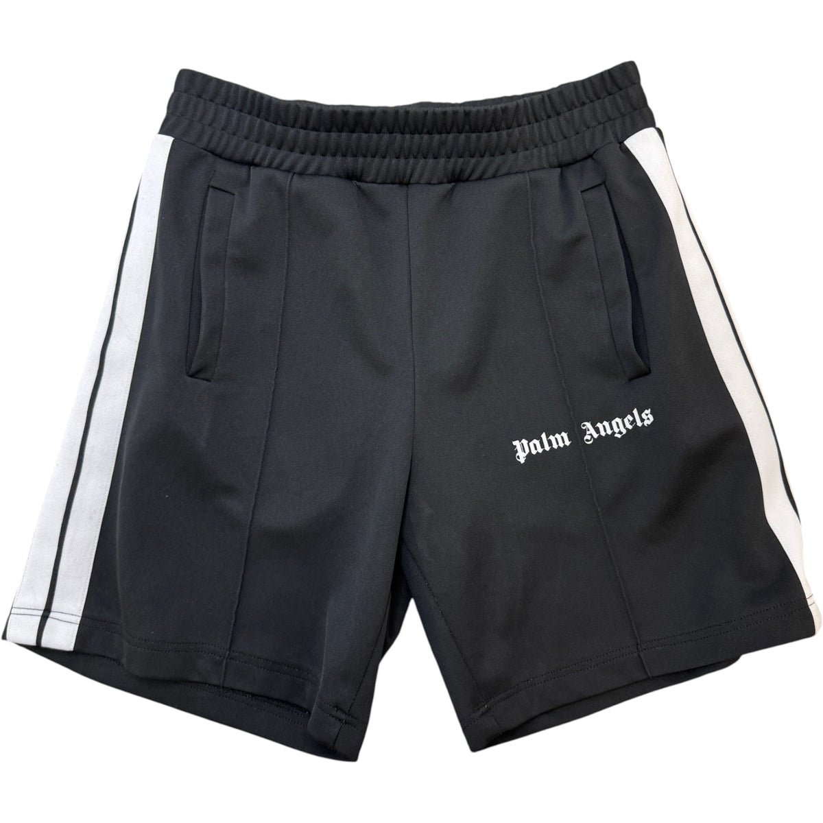 Men's Logo Print Shorts Black Size M / W32 - Photo 1