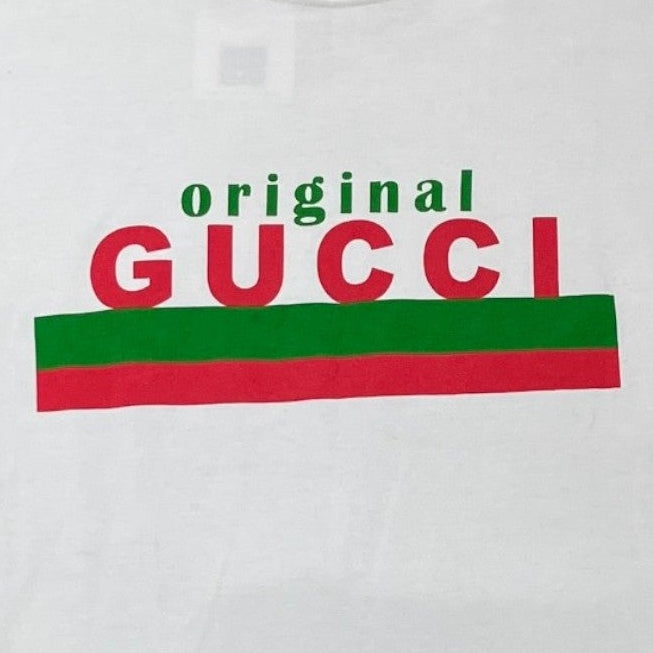 Men's Logo Print T-Shirt White Size 3XL