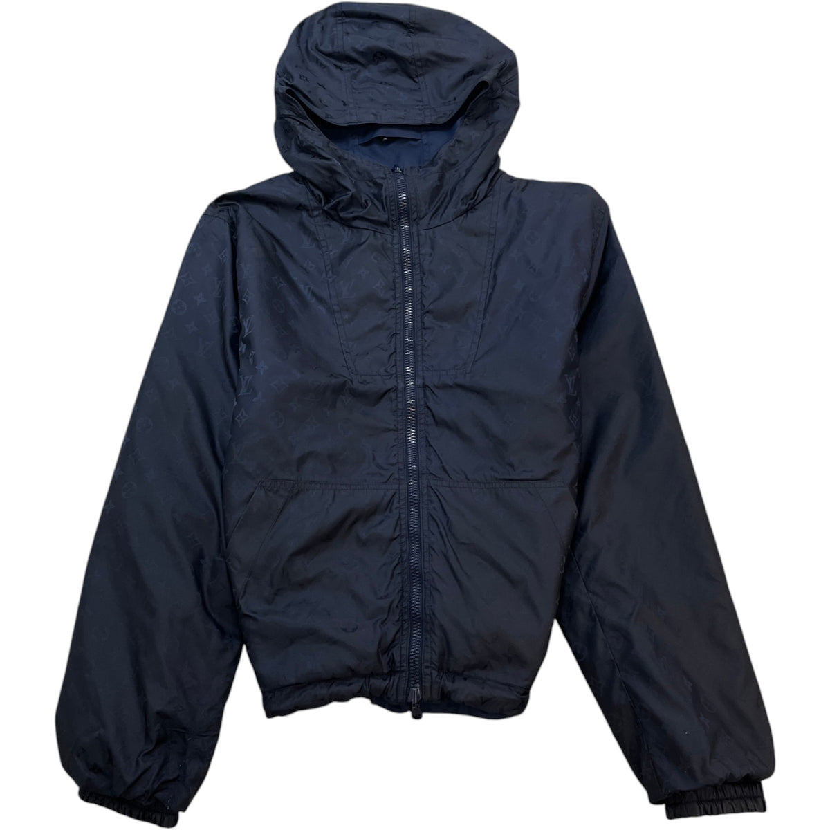 Men's Monogram Reversible Windbreaker Navy Size XS - Photo 1