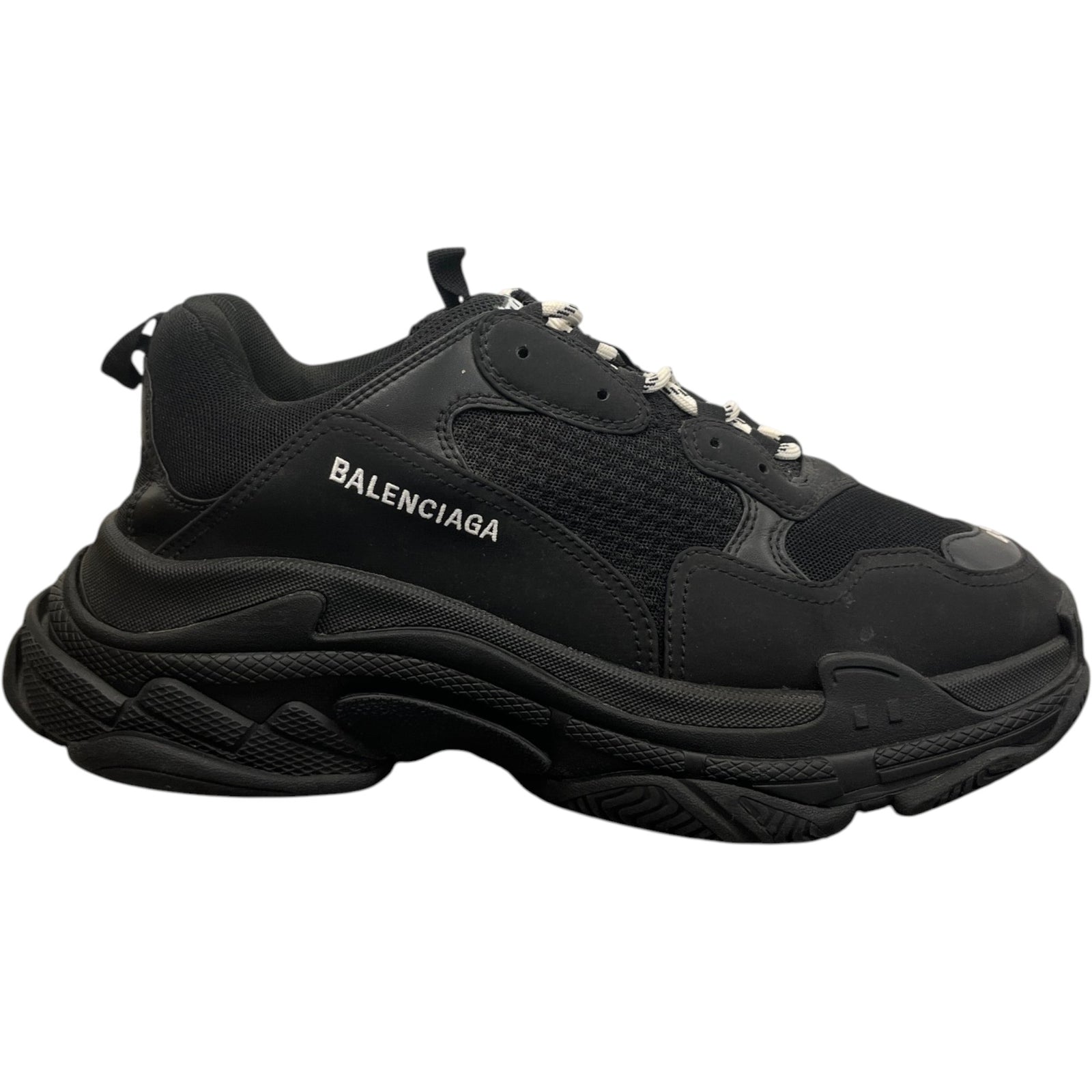 Men's Triple S Low Trainers Black Size UK 10 / EU 44 - Photo 1