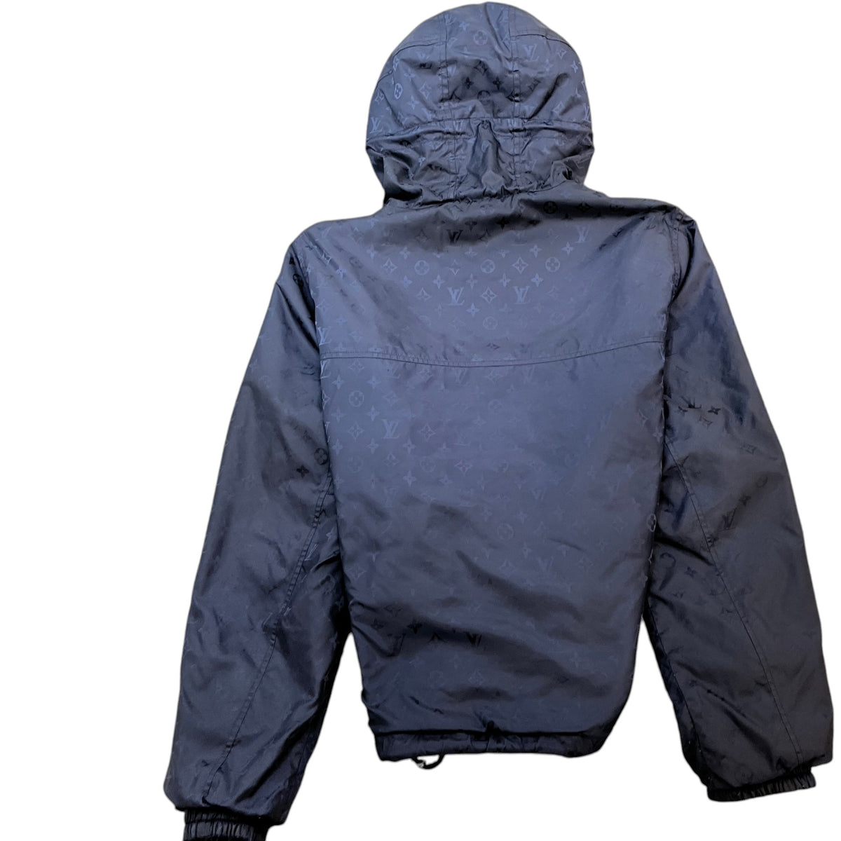 Men's Monogram Reversible Windbreaker Navy Size XS - Photo 3