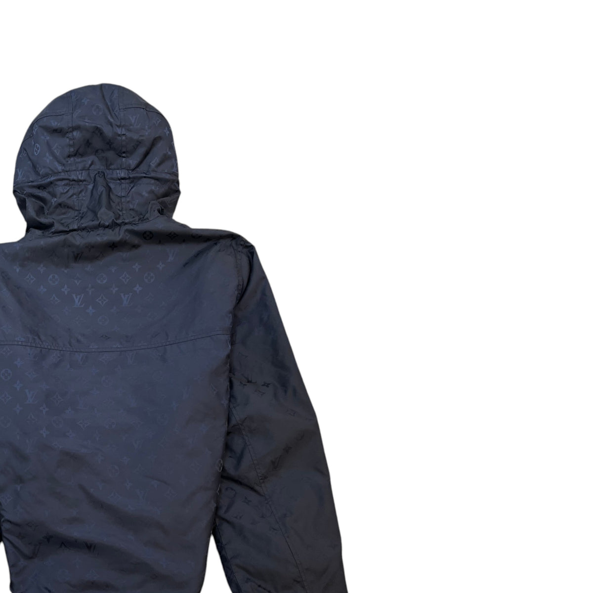 Men's Monogram Reversible Windbreaker Navy Size XS - Photo 7